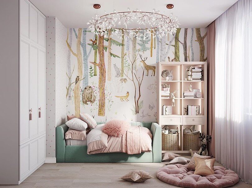 dizajn-detskoj-komnaty-lesnoj-stil-1