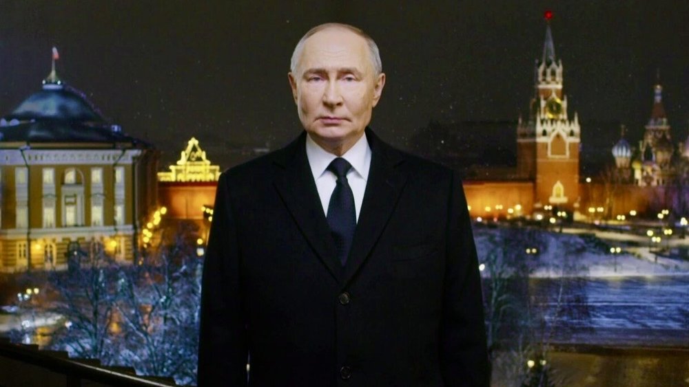 Владимир Путин поздравил россиян с Новым годом