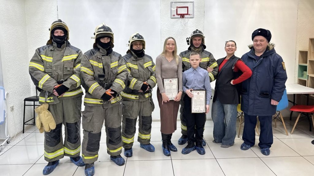 Маленький спортсмен спас людей на пожаре