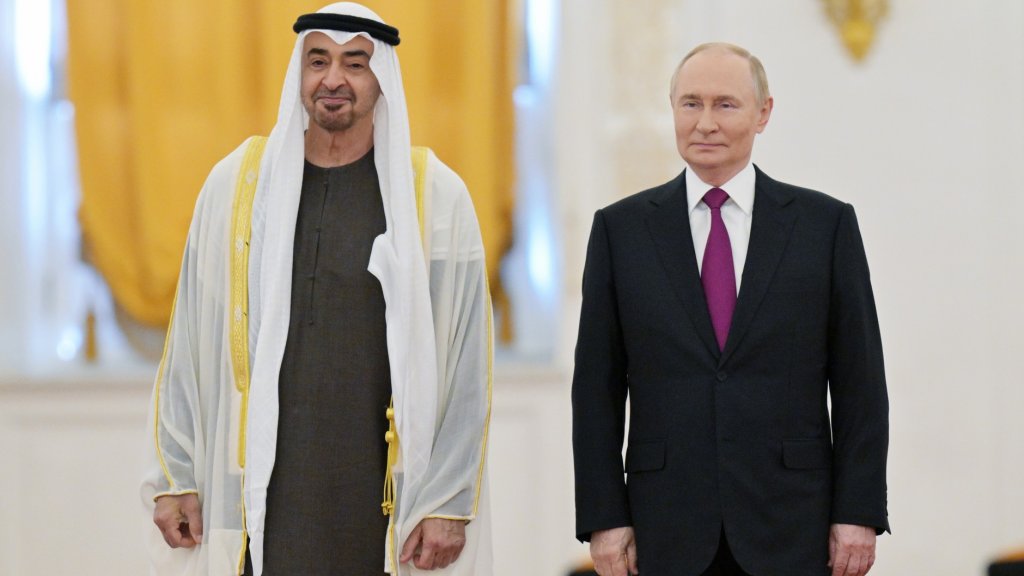 Президенты России и ОАЭ обсудили эскалацию на Ближнем Востоке