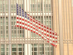 Ночной взрыв у посольства США в Осло повредил здание дипмиссии